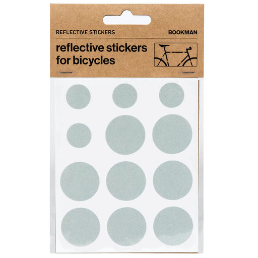 Bike Reflector Stickers : White Dots Bookman