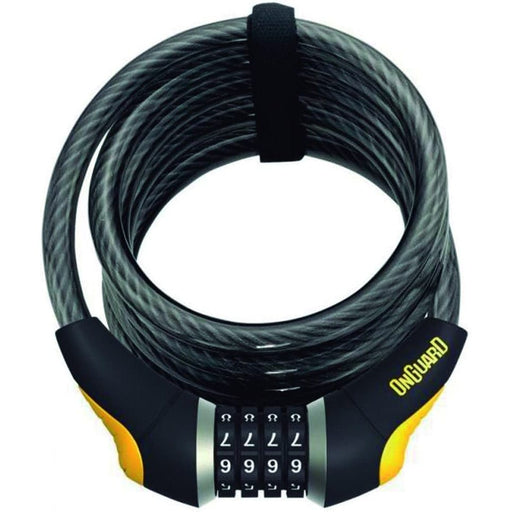onguard doberman cable combination bike lock 1850 x 12mm