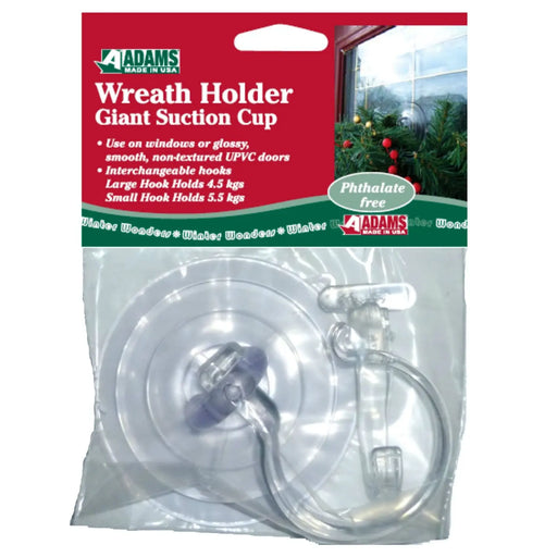 Wreath Holder Giant Suction Cup Adams