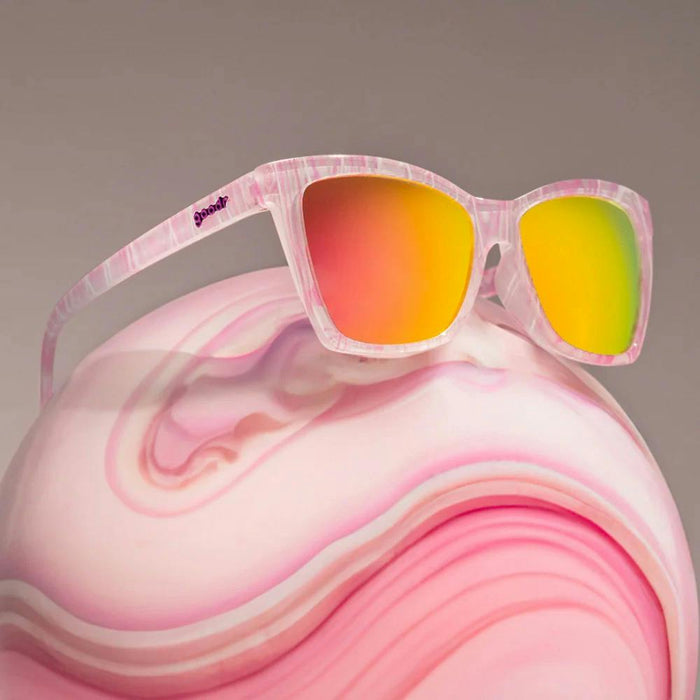 goodr pop gs sunglasses living in a material swirl