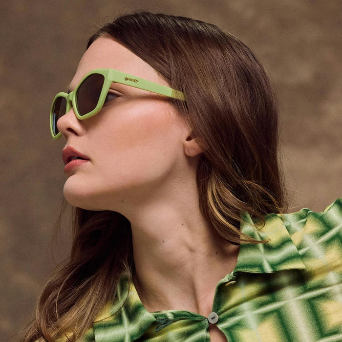 goodr deco gs sunglasses green tea nebula