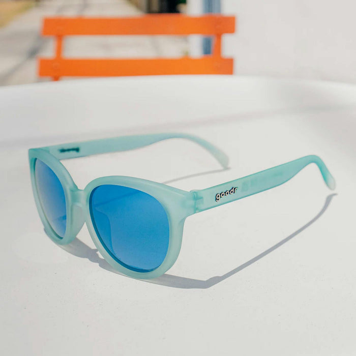 goodr pano gs sunglasses blue tie affair