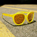goodr pano gs sunglasses canary in cufflinks