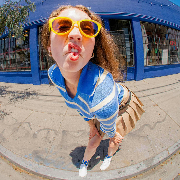 goodr pano gs sunglasses canary in cufflinks