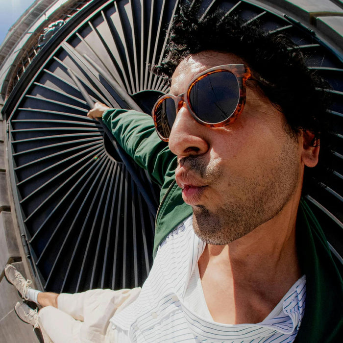 goodr pano gs sunglasses mahogany martini hour