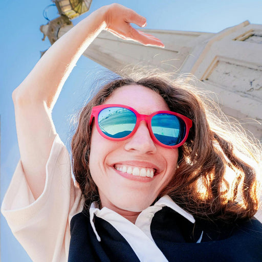 goodr pano gs sunglasses tropical plumage party