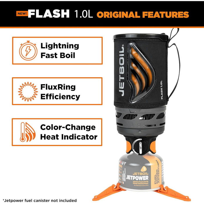 jetboil flash 10l carbon rapid boil system