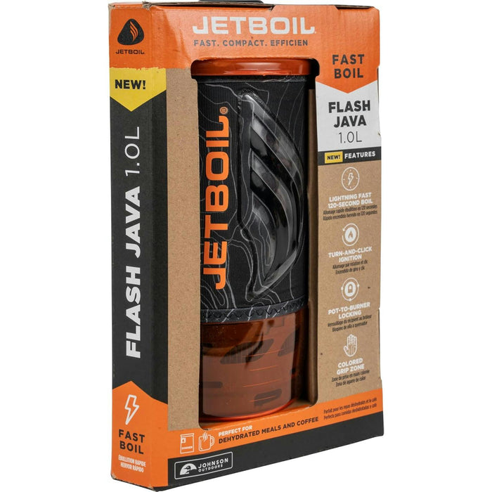 jetboil flash 10 java kit topo rapid boil system