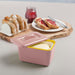 zeal melamine insulated butter dish with lid rose pink