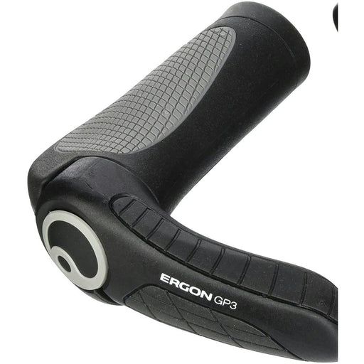 ergon grips gripshift gp3l ergonomic bicycle grips with bar ends touring commuting gripshift large