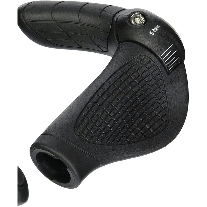 ergon grips gripshift gp3l ergonomic bicycle grips with bar ends touring commuting gripshift large