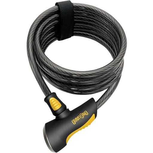 onguard onguard doberman8029 keyed coil lock black 185 x 10 cm