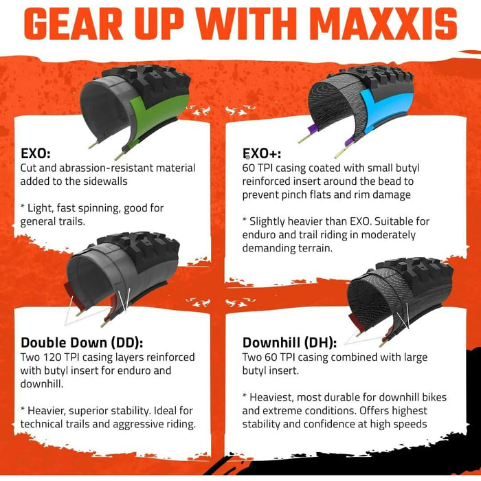 maxxis dissector 275 x 26 wt 120 tpi folding 3c maxxterra exotrblack