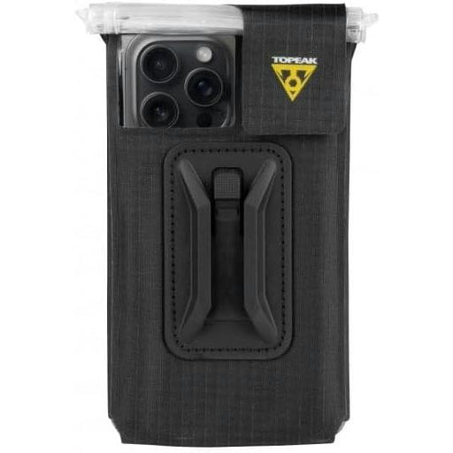 topeak phone drybag to fit up to 67 screen waterproof phone case for use on bicycle black