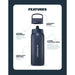 lifestraw go 20 stainless steel water filter bottle 700ml icelandic blue