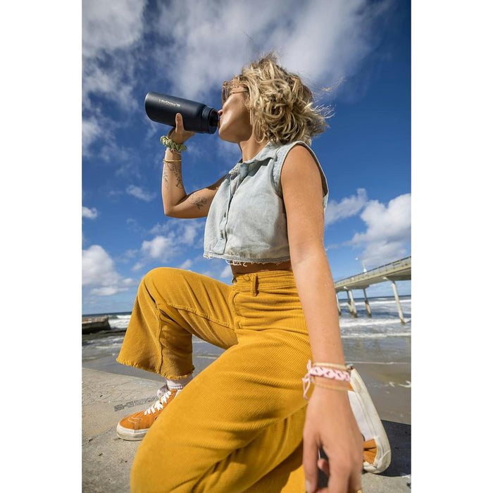 lifestraw go 20 stainless steel water filter bottle 700ml aegean sea