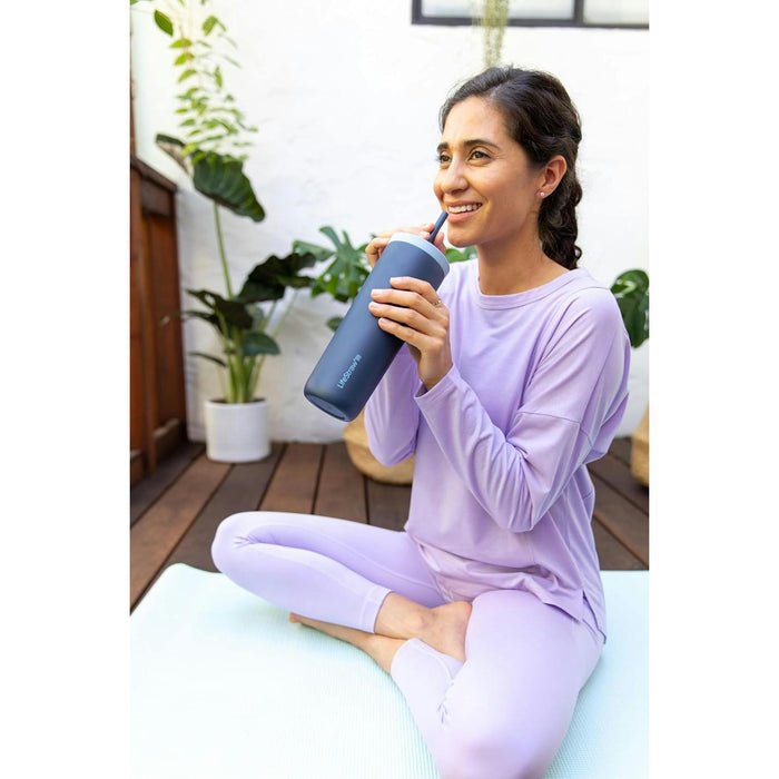 lifestraw go stainless steel tumbler 500ml icelandic blue
