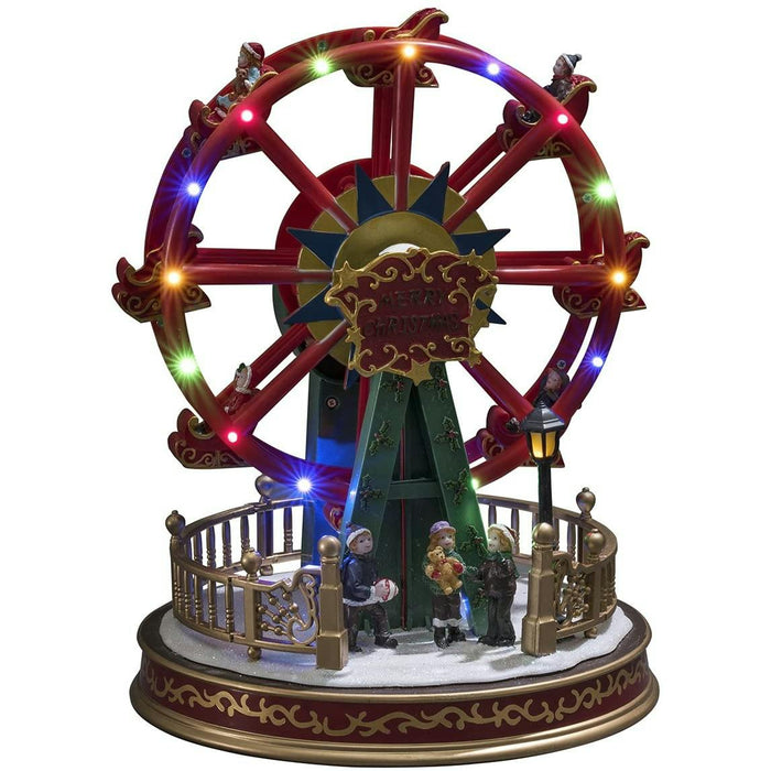 konstsmide animated musical christmas scene mains or battery ferris wheel