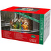 konstsmide fibre optic led christmas village scene santa tree music plugin or battery 30cm