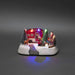 konstsmide led christmas scene santa and christmas caravan battery