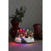 konstsmide led christmas scene santa and christmas caravan battery