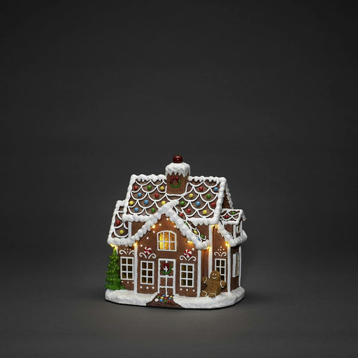 konstsmide led battery operated usb indoor gingerbread house