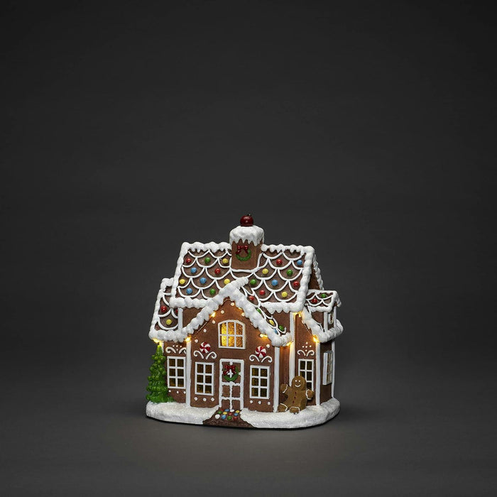 konstsmide led battery operated usb indoor gingerbread house