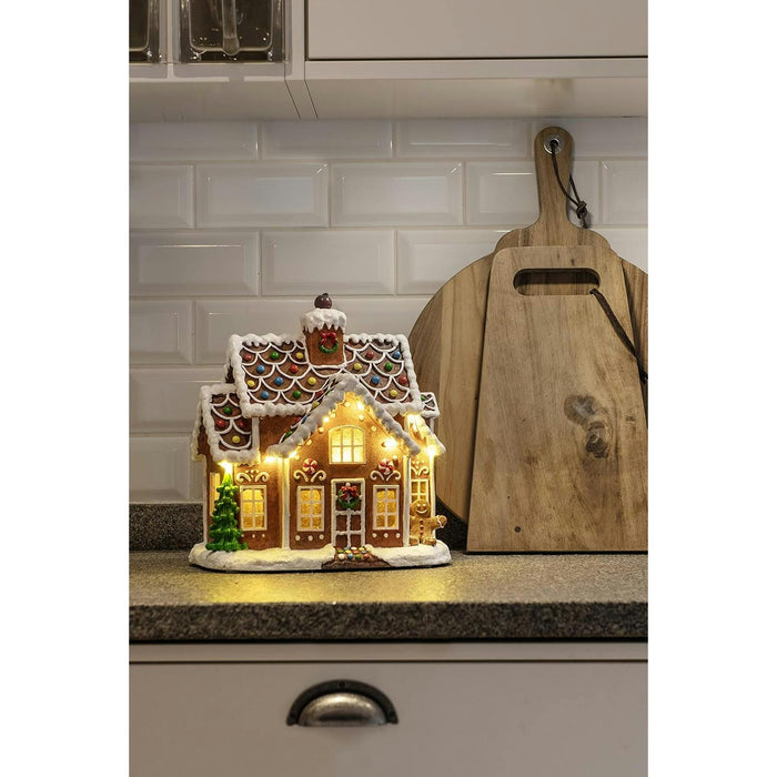 konstsmide led battery operated usb indoor gingerbread house