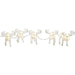 konstsmide acrylic moose light string set of 5 40 led indooroutdoor plug in 13cm
