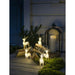 konstsmide acrylic reindeers light string herd of 5 plug in 13cm 40 led