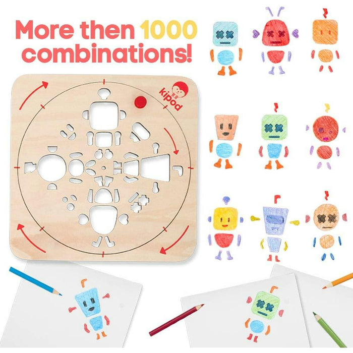 kipod artwist space stencil drawing kit