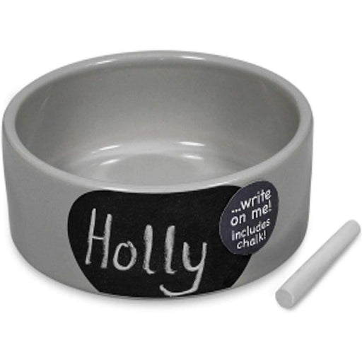 petface ceramic chalkboard dog food or water bowl 15cm