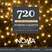 noma 720 led christmas tree lights green cable plugin with timer warm white