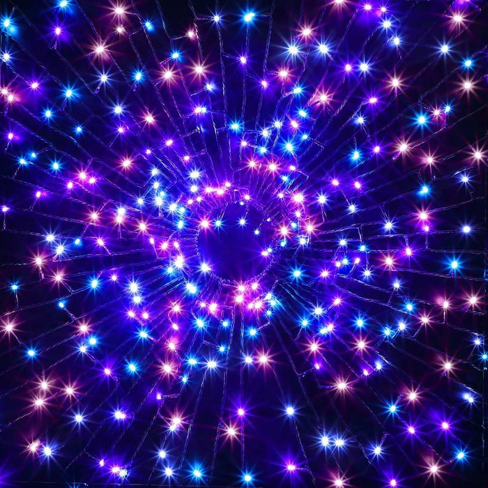 noma 360 led christmas tree lights green cable plugin with timer pastel