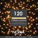 noma 120 led christmas tree lights green cable plugin with timer antique white