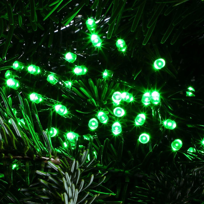 noma 120 led christmas tree lights green cable plugin with timer apple green