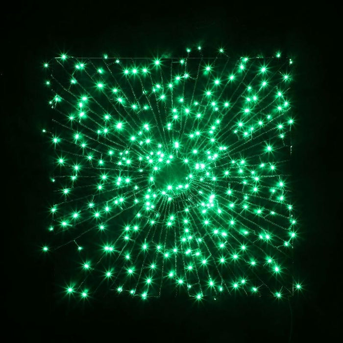 noma 120 led christmas tree lights green cable plugin with timer apple green