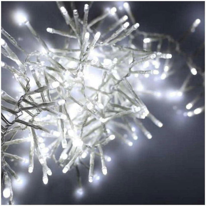 noma 960 external white multifunction cluster lights with clear cable