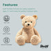 steiff soft cuddly friends jimmy teddy bear 55cm