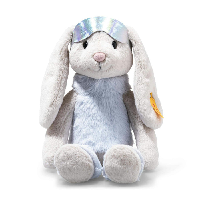 steiff hoppie skier rabbit light grey