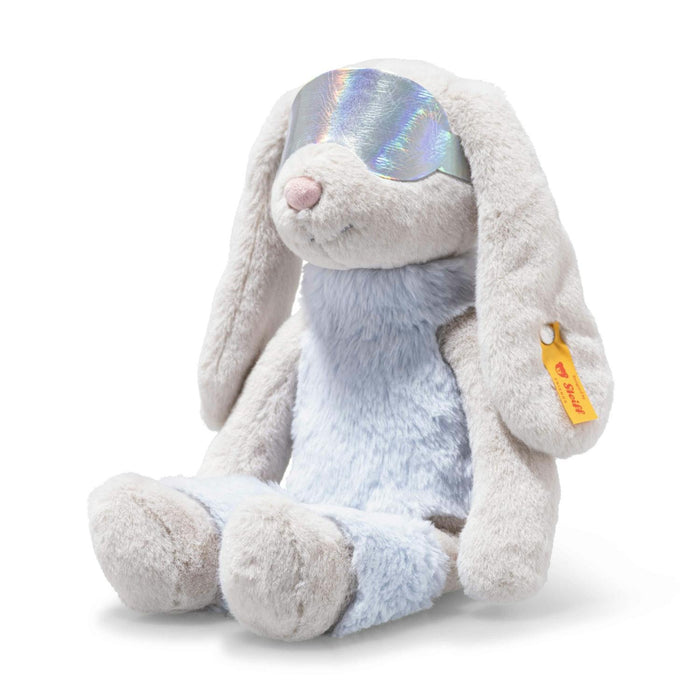 steiff hoppie skier rabbit light grey