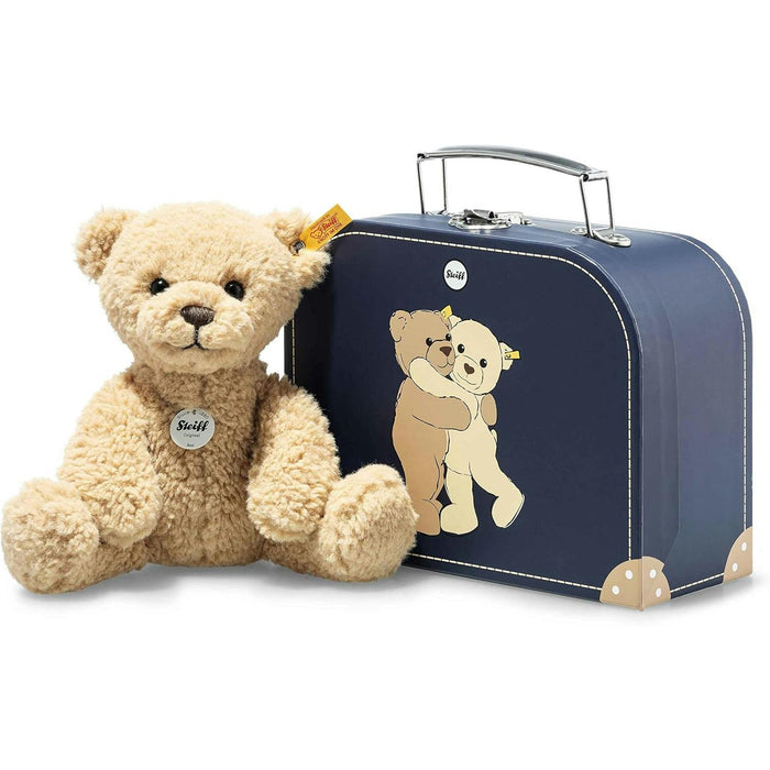 steiff ben teddy bear in suitcase
