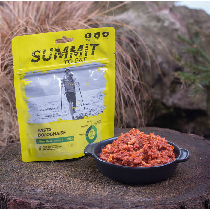 summit to eat main meal pasta bolognaise dairy free 130g601kcal