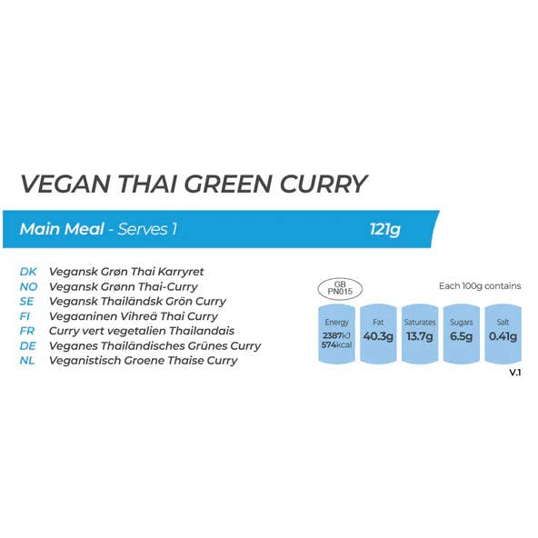 summit to eat thai green curry freeze dried camping meal main 121574kcal vegan dairy free