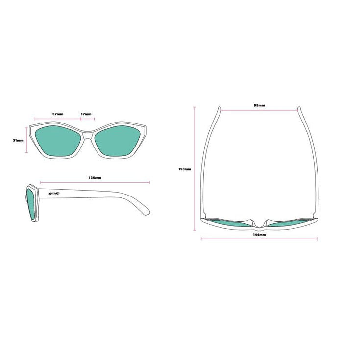 goodr deco gs sunglasses dulce de leche luxe