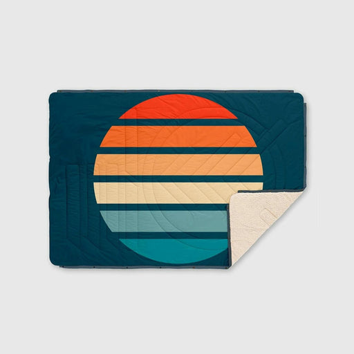voited outdoor blanket cloudtouch sunset stripes