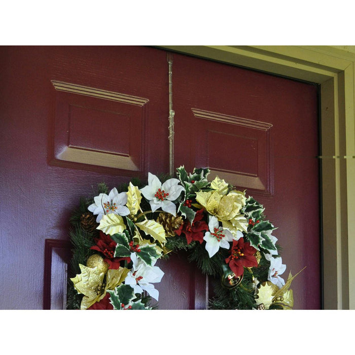 adams adjustable wreath hook for wooden doors