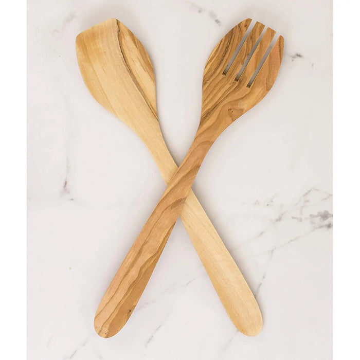 Eddingtons Olivewood Salad Set : 33cm Eddingtons