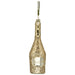 Christmas Tree Glass Bauble : 15cm Prosecco Bottle Festive Productions