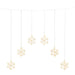 konstsmide snowflake 48 led curtain light 90 x 80cm plug in indooroutdoor